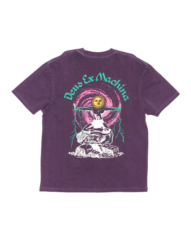 Open Head Tee - Navy Cosmos