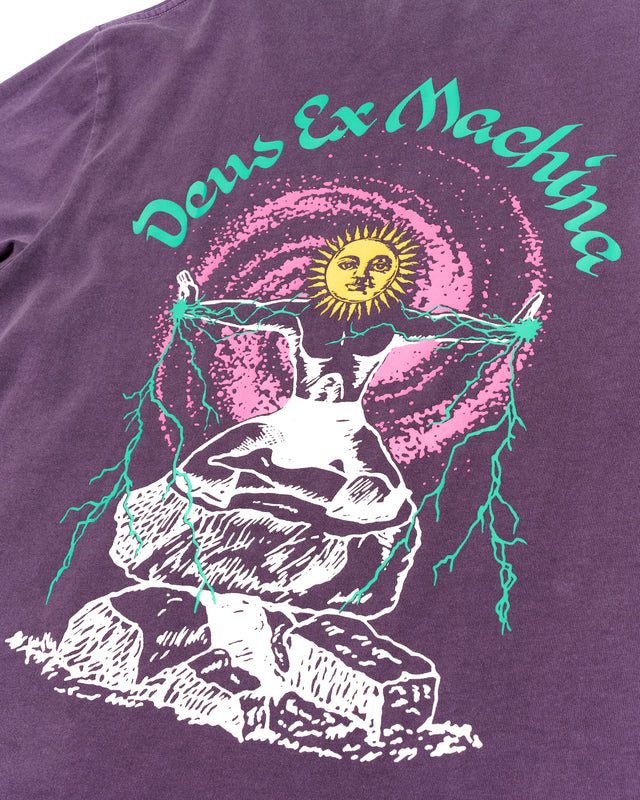 Open Head Tee - Navy Cosmos