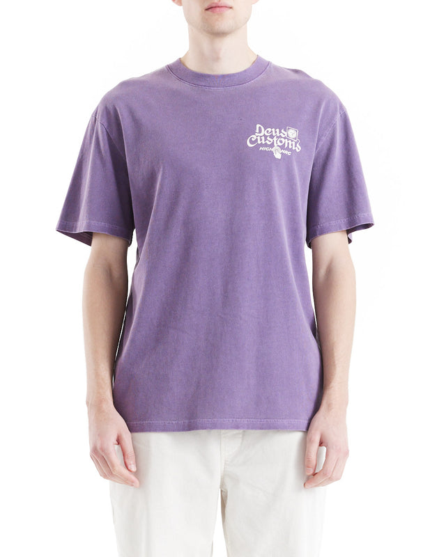 Open Head Tee - Navy Cosmos