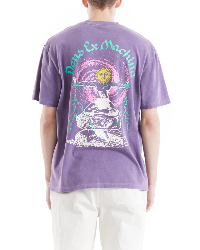 Open Head Tee - Navy Cosmos