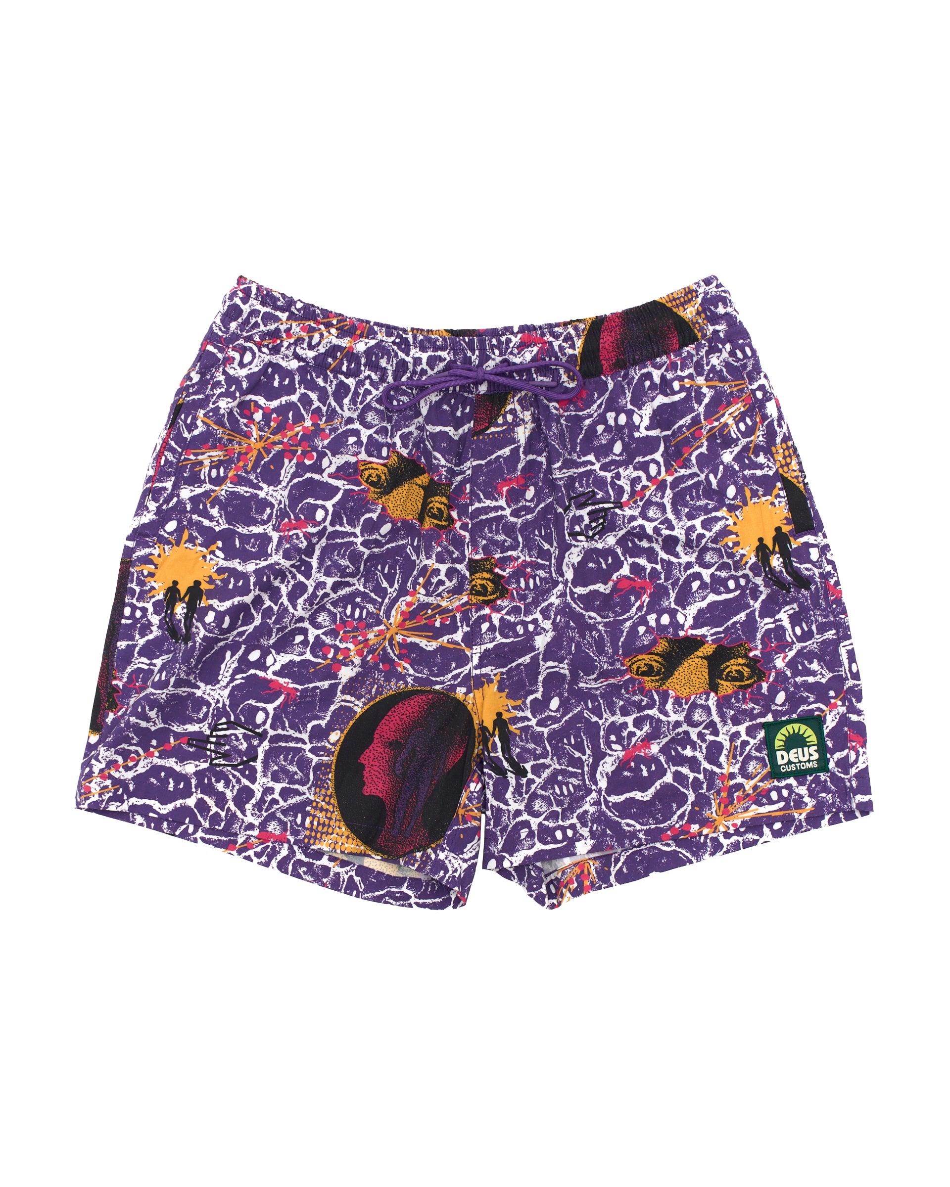 Future History Boardshort - Violet – Deus Ex Machina Europe