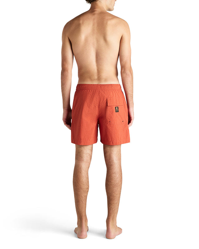 Service Swim Short - Terracotta