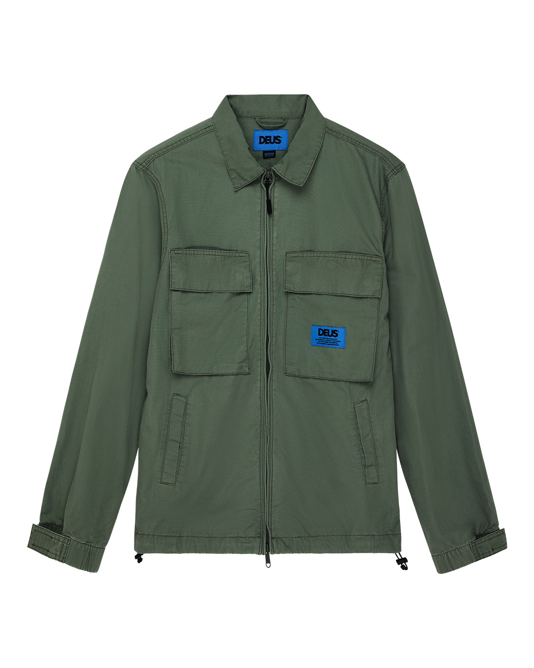 Shirts | Deus Ex Machina | Duck Dive Zip Shirt - Black – Deus Ex
