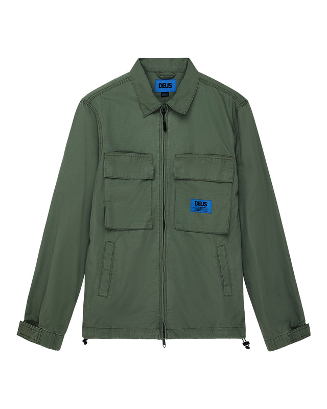 Duck Dive Zip Shirt - Clover