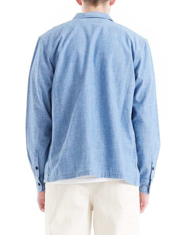 Forecourt Denim Shirt - Indigo Chambray