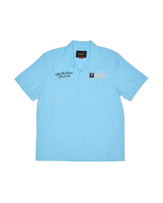 Forecourt Shirt - Sky Blue