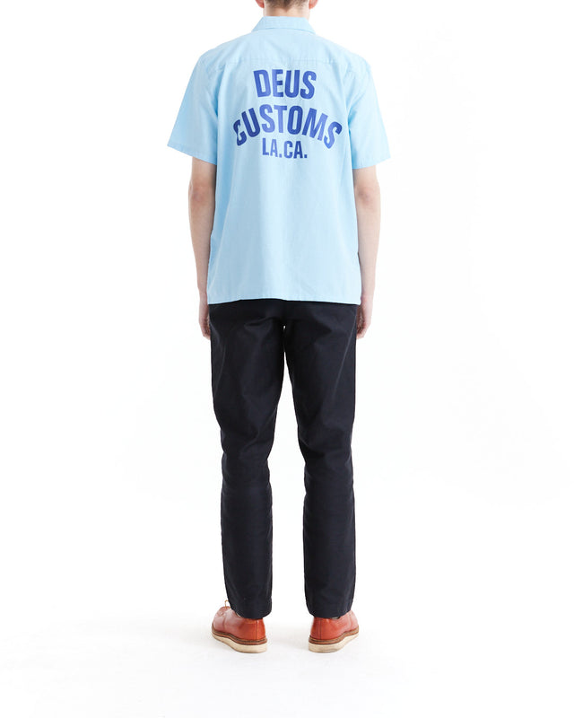 Forecourt Shirt - Sky Blue
