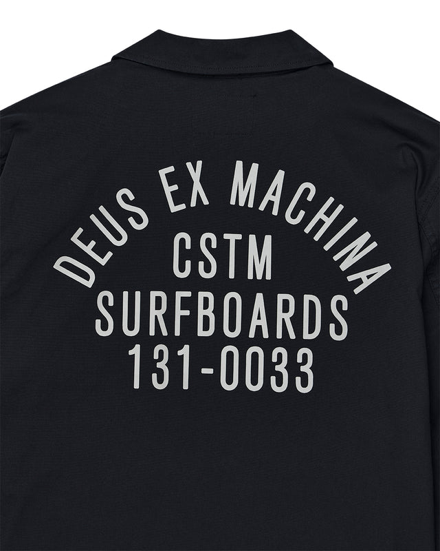 Tommy Poplin Surf Shirt - Black