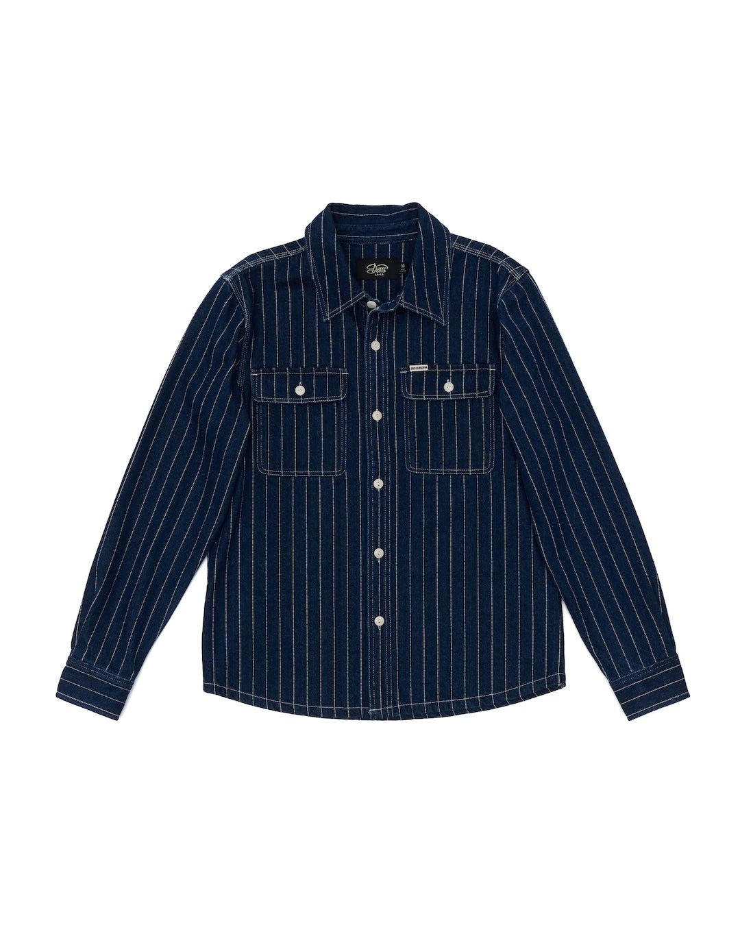 Shirts | Deus Ex Machina | Vacay Stripe Denim Shirt - Indigo