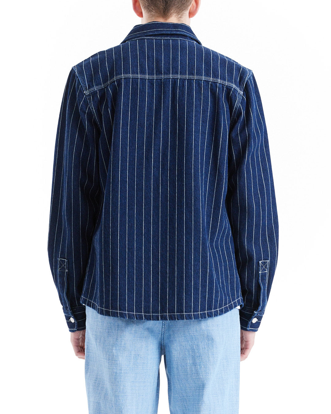 Shirts | Deus Ex Machina | Vacay Stripe Denim Shirt - Indigo