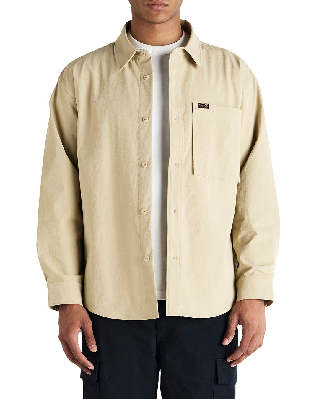 Shirts | Deus Ex Machina | Frizell Travel Shirt - Safari – Deus Ex