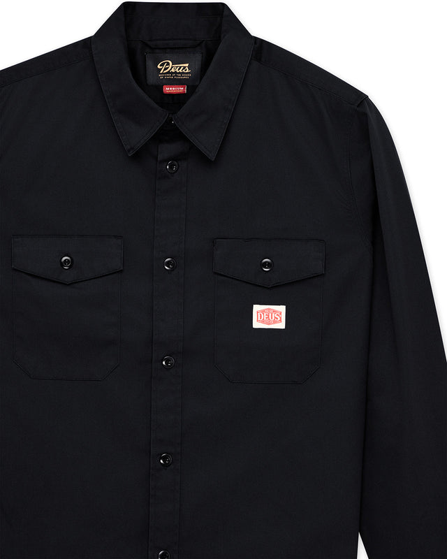 Service Ls Shirt - Black