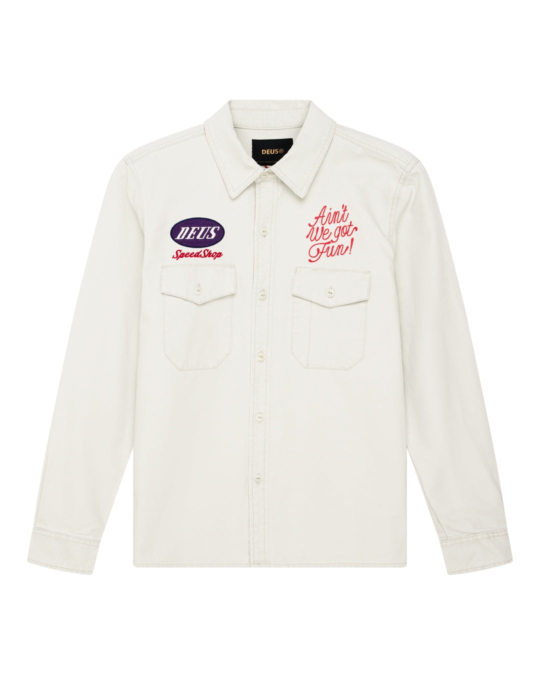 Shirts | Deus Ex Machina | Tin Lizzie Shirt - Dirty White – Deus