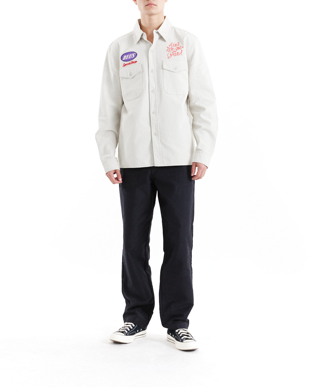 Shirts | Deus Ex Machina | Tin Lizzie Shirt - Dirty White – Deus