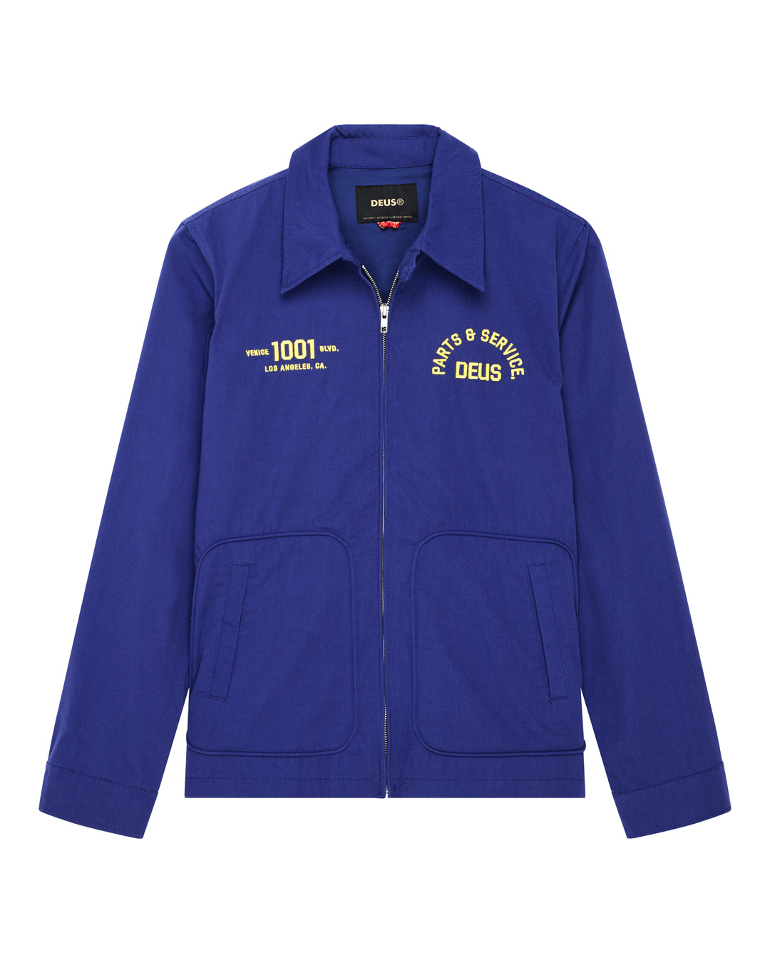 Jackets | Deus Ex Machina | Teller Drizzler Jacket - Mechanic Blue