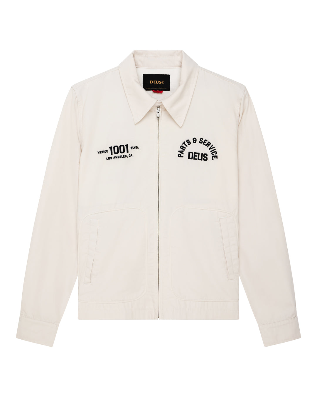 Jackets | Deus Ex Machina | Teller Drizzler Jacket - Vintage White