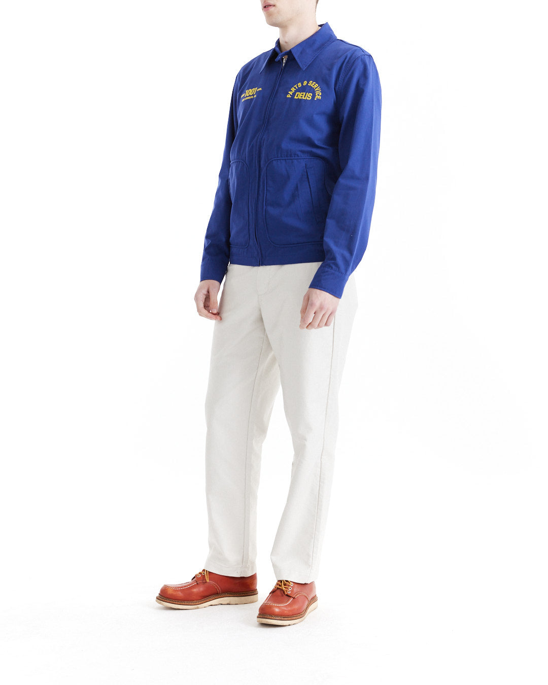 Jackets | Deus Ex Machina | Teller Drizzler Jacket - Mechanic Blue