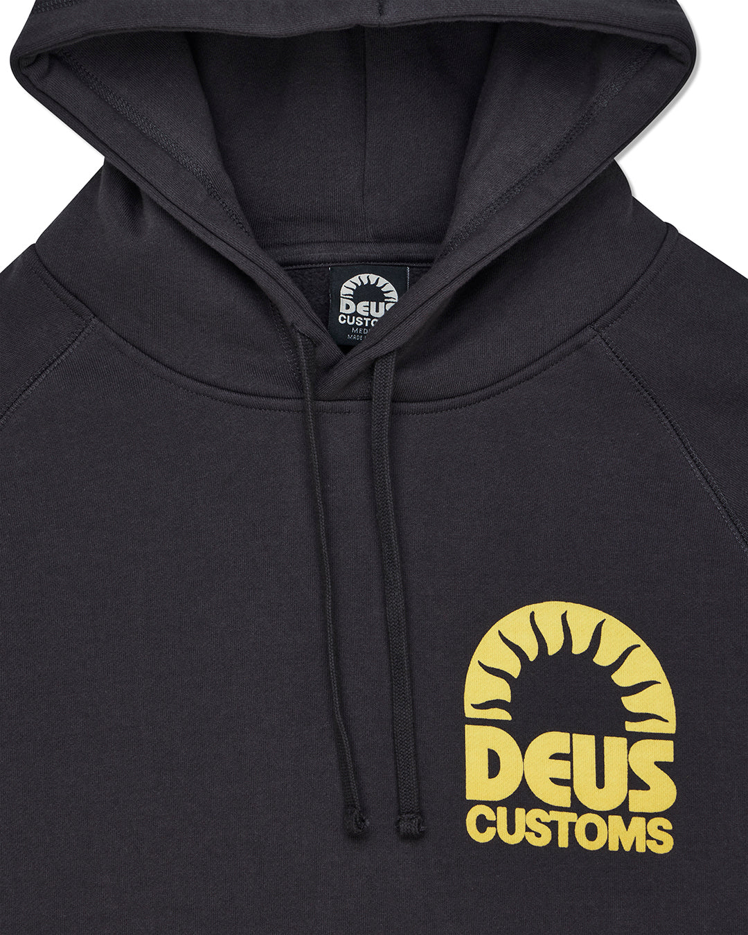 Fleece | Deus Ex Machina | Melodies Hoodie - Anthracite – Deus Ex