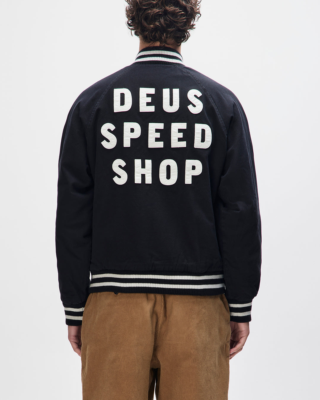 Jackets | Deus Ex Machina | Stadium Jacket - Black – Deus Ex