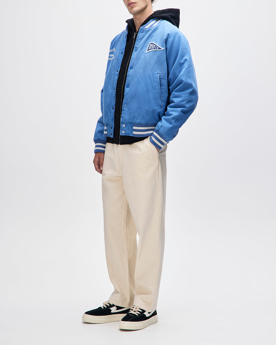 Jackets | Deus Ex Machina | Stadium Jacket - Classic Blue – Deus