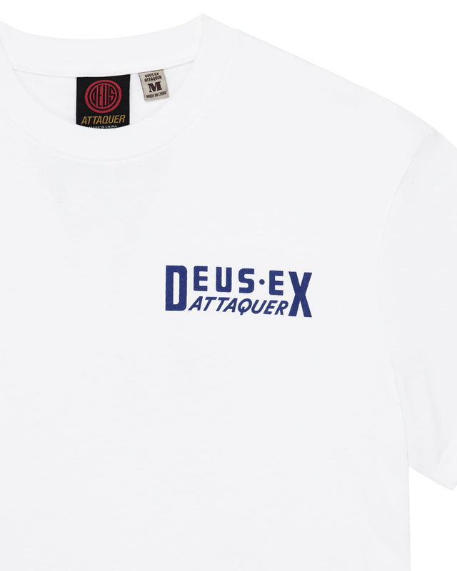 Deus Ex Attaquer Massive Attaq Tee - Vintage White
