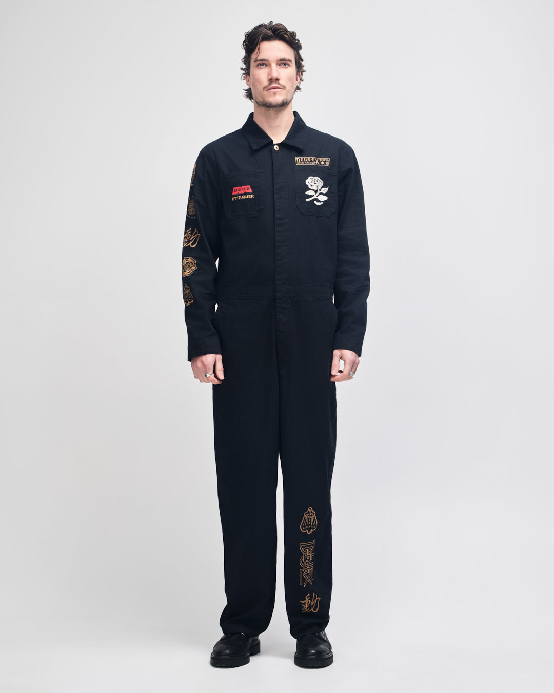 Pants | Deus Ex Machina | Attaq On Time Coverall - Black