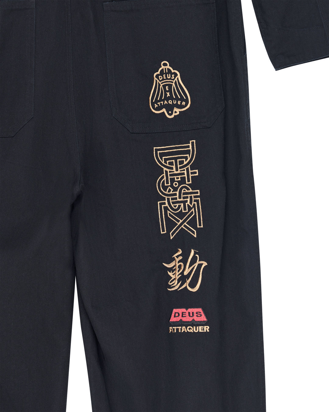 Pants | Deus Ex Machina | Attaq On Time Coverall - Black – Deus Ex