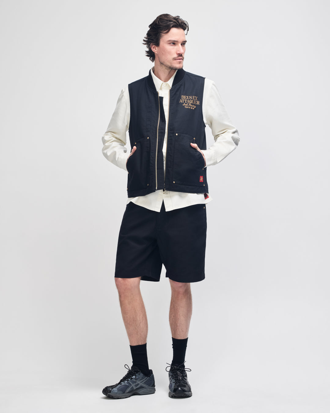 Jackets | Deus Ex Machina | Attaq Modify Vest - Black – Deus Ex