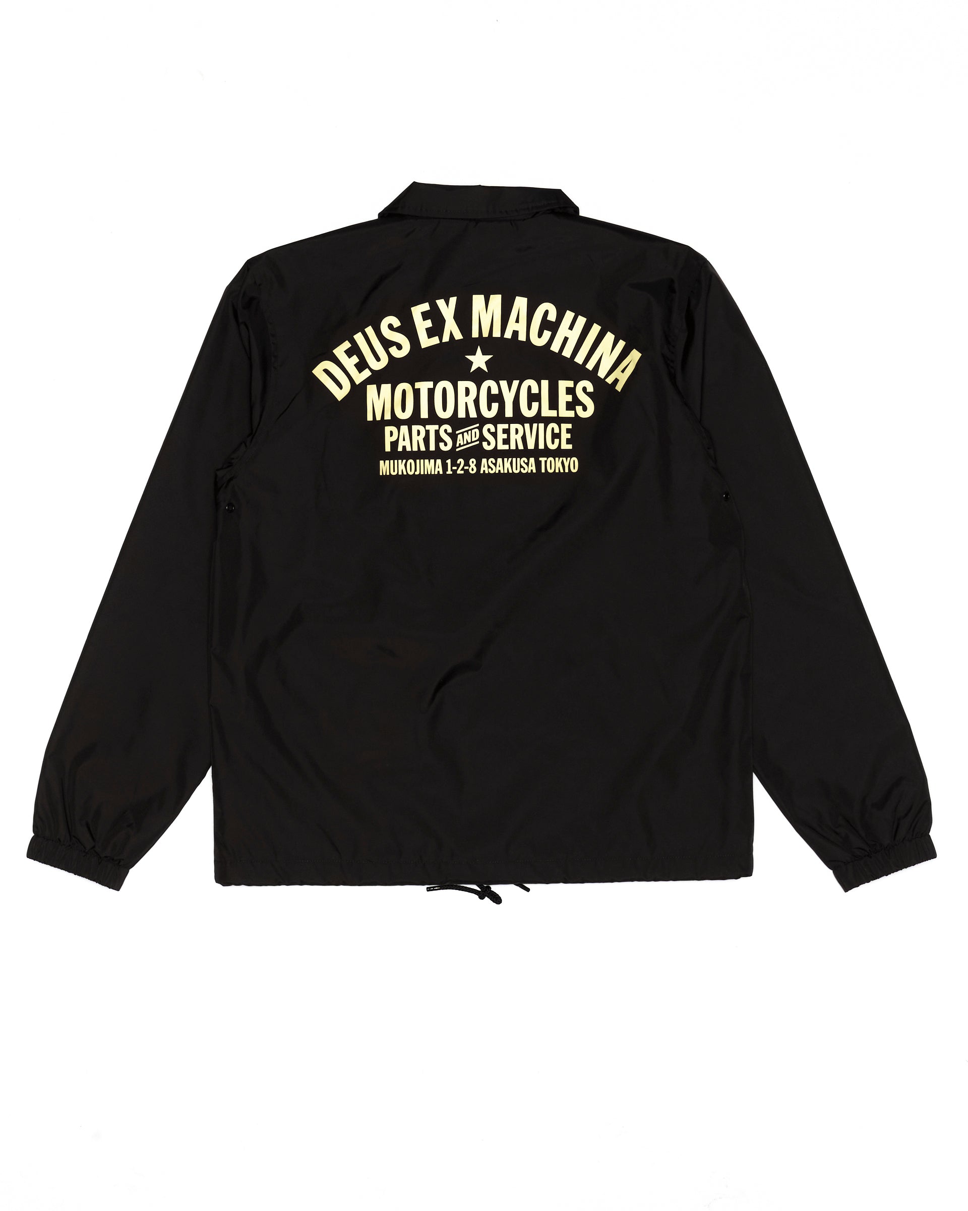Tokyo Coach Jacket - Black – Deus Ex Machina Europe