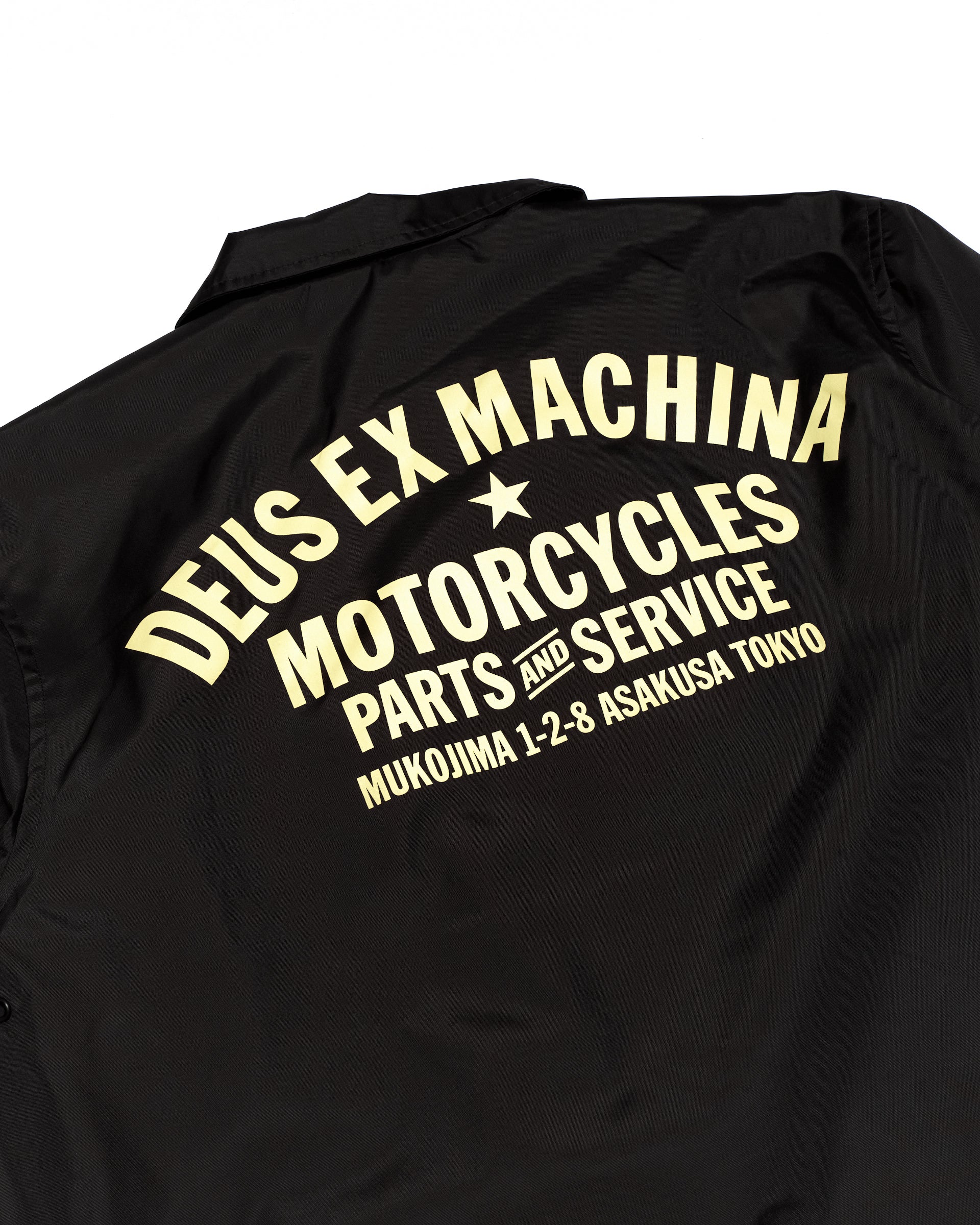 Tokyo Coach Jacket - Black – Deus Ex Machina Europe