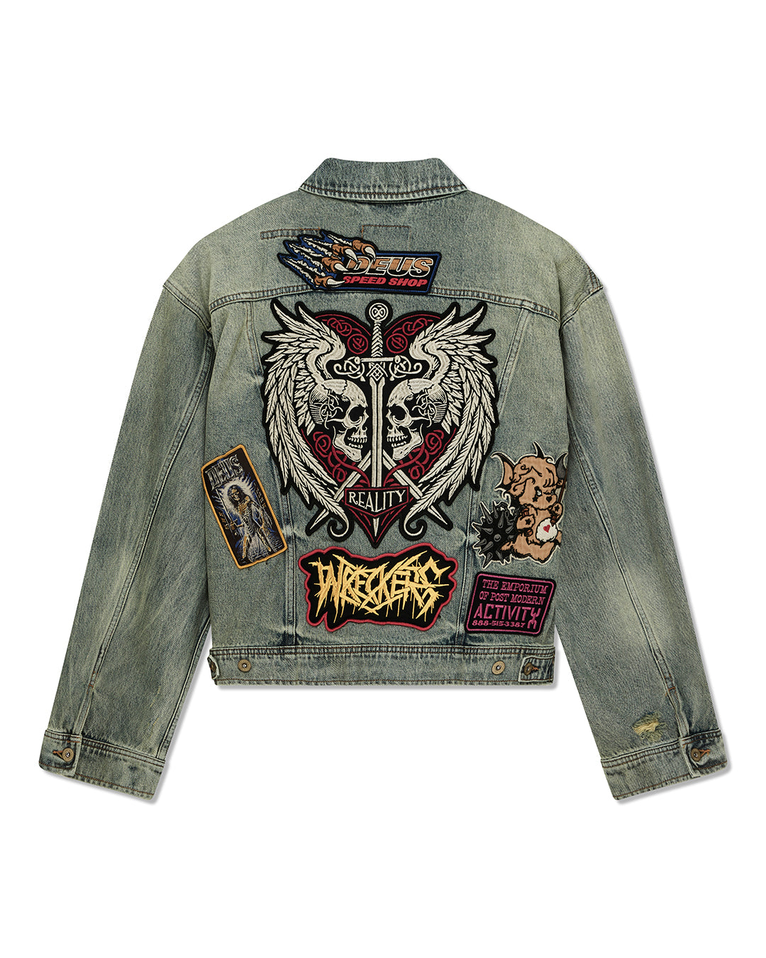 Jackets | Deus Ex Machina | Sasafras Jacket - Dirty Denim – Deus
