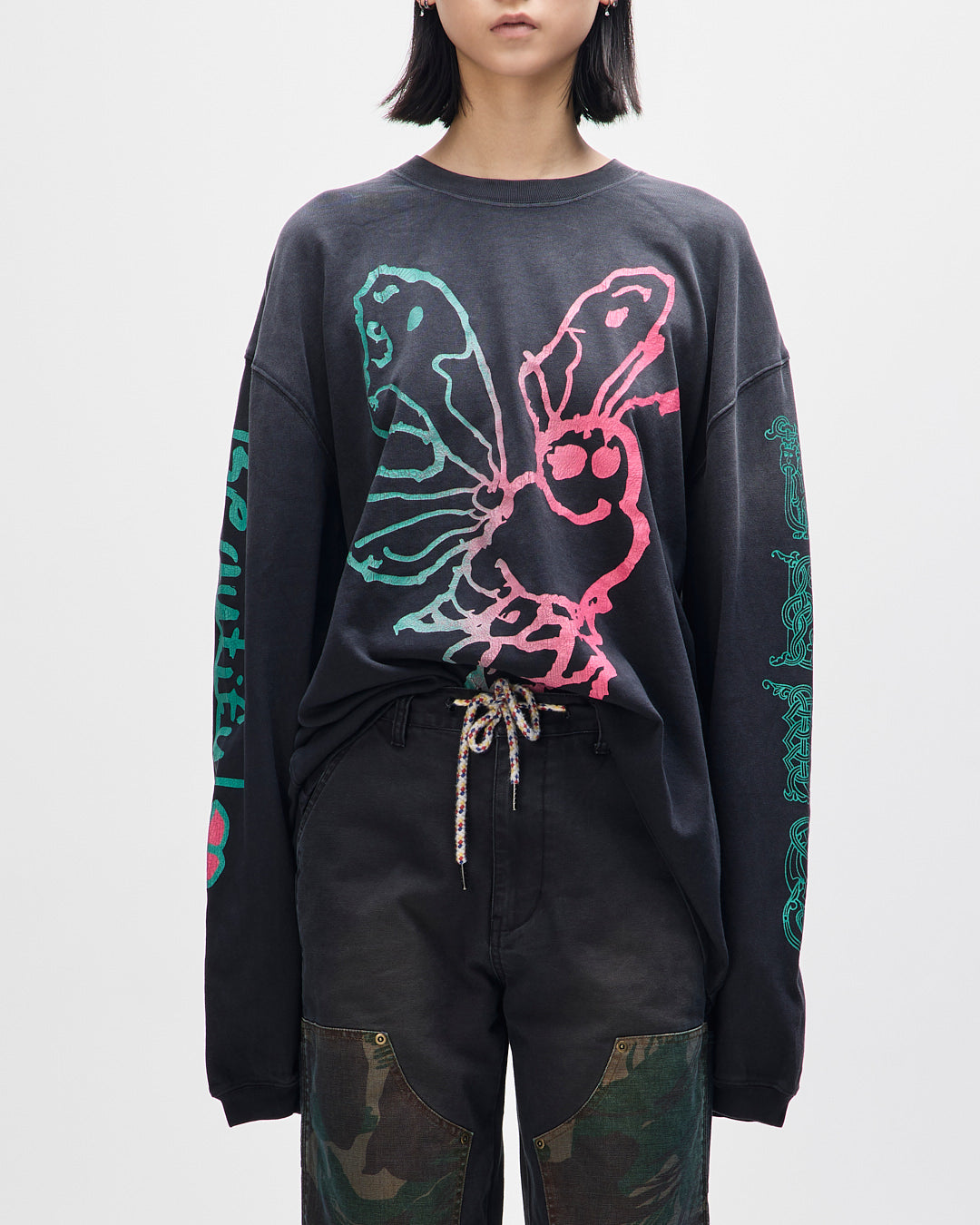 T-Shirts | Deus Ex Machina | Danzig Queen LS Tee - Anthracite