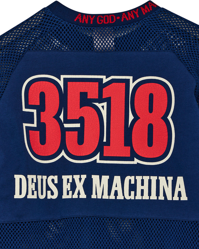 Staff Party Moto Jersey - Navy Peony