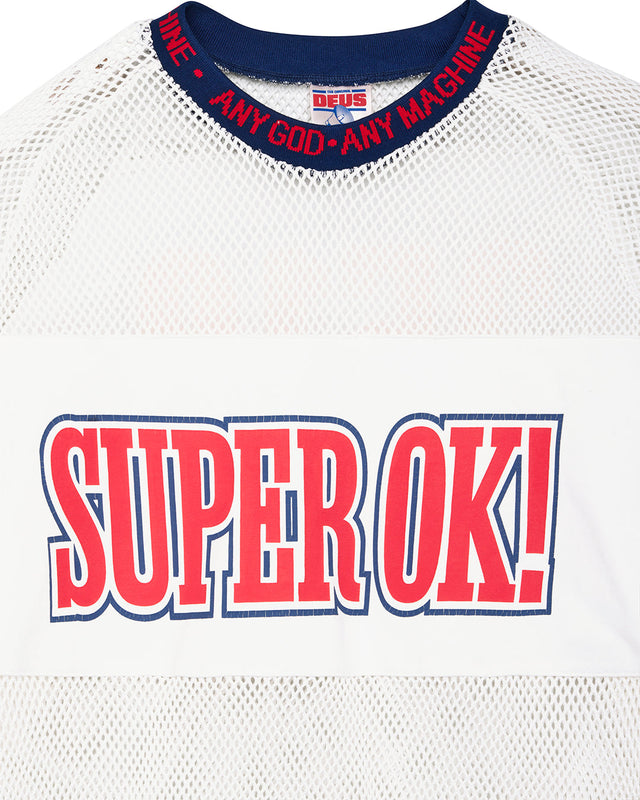 Staff Party Moto Jersey - Vintage White