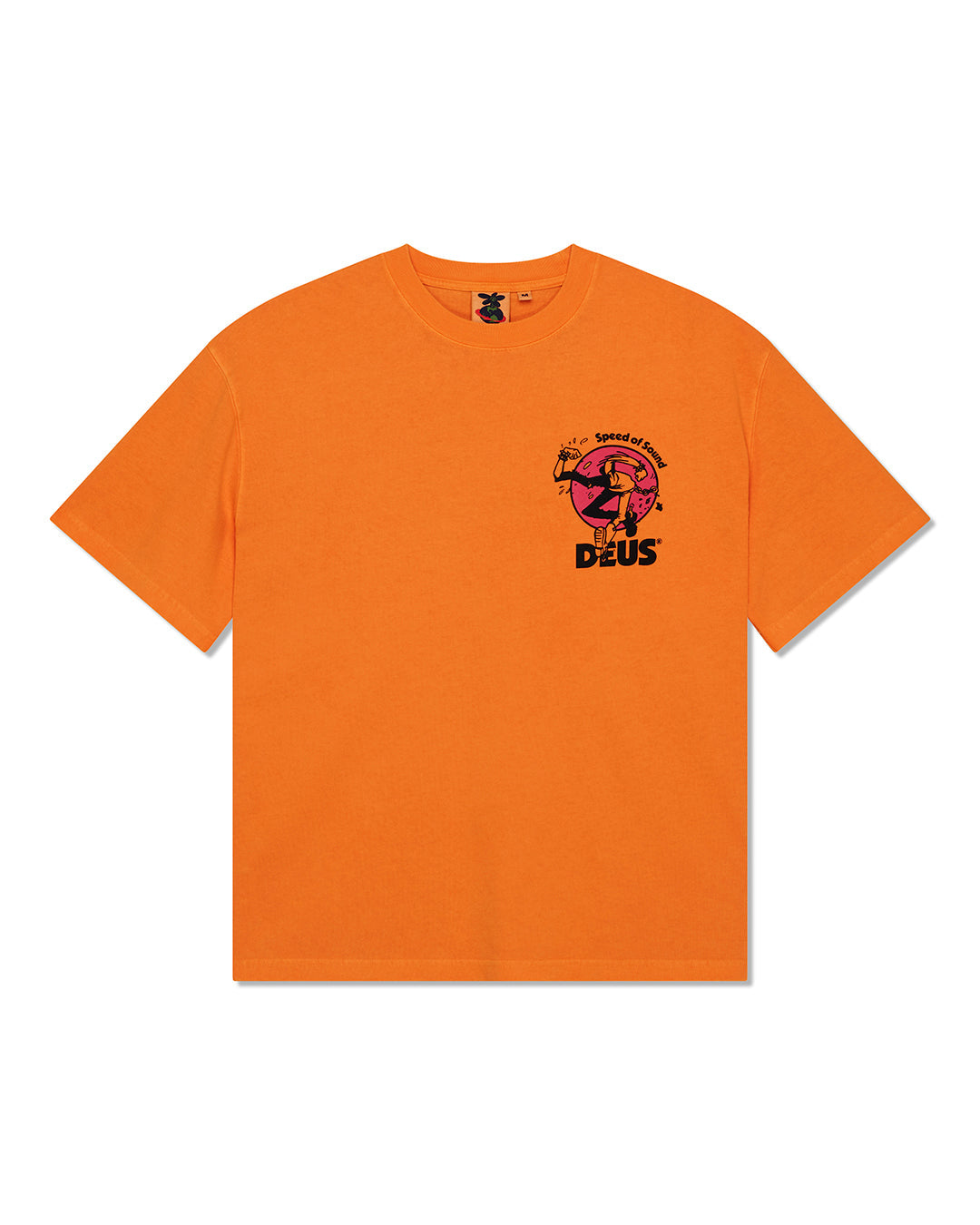 T-Shirts | Deus Ex Machina | Roughneck Tee - Persimmon Orange