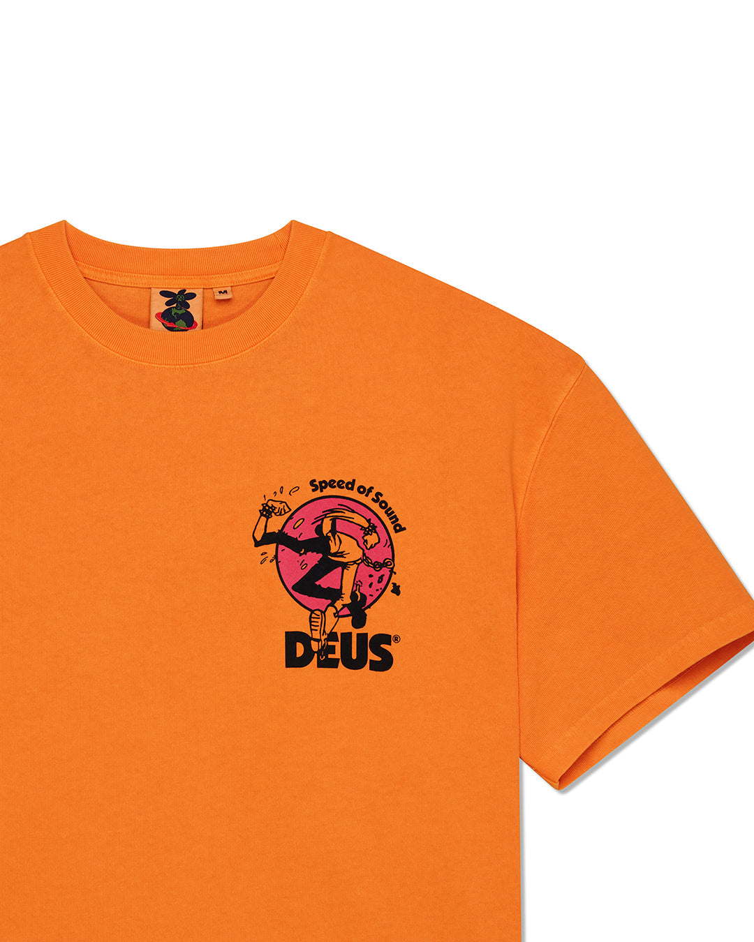 T-Shirts | Deus Ex Machina | Roughneck Tee - Persimmon Orange