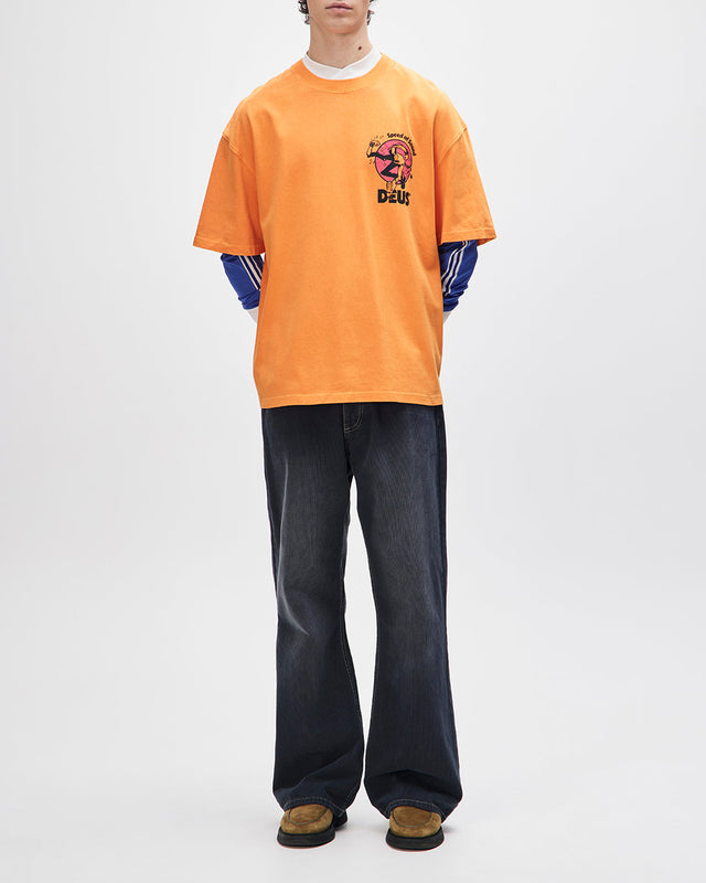 Roughneck Tee - Persimmon Orange