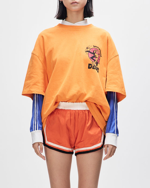 Roughneck Tee - Persimmon Orange