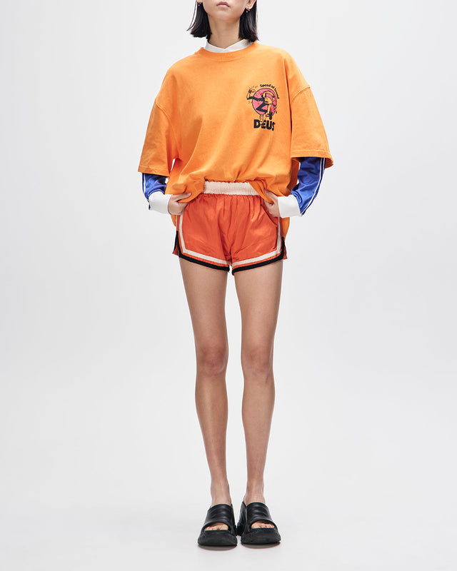 Roughneck Tee - Persimmon Orange