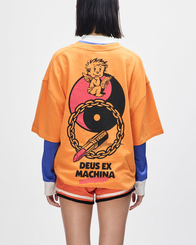 Roughneck Tee - Persimmon Orange