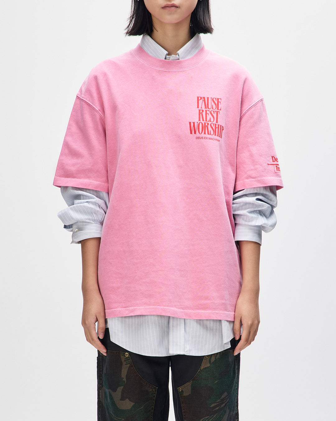 T-Shirts | Deus Ex Machina | Noise Complaint - Prism Pink – Deus