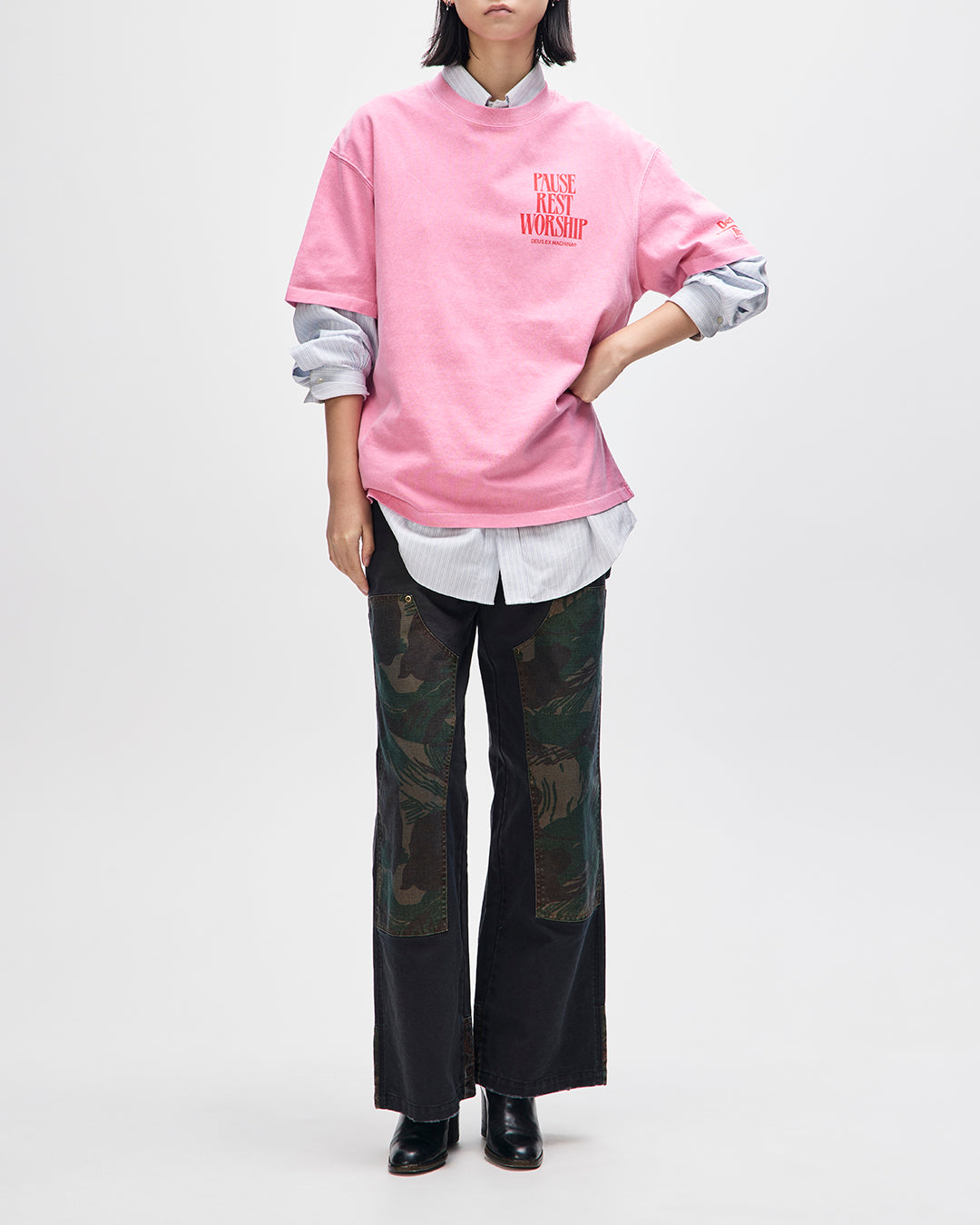 T-Shirts | Deus Ex Machina | Noise Complaint - Prism Pink – Deus