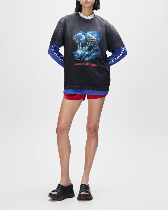 Productive Hum Tee - Anthracite