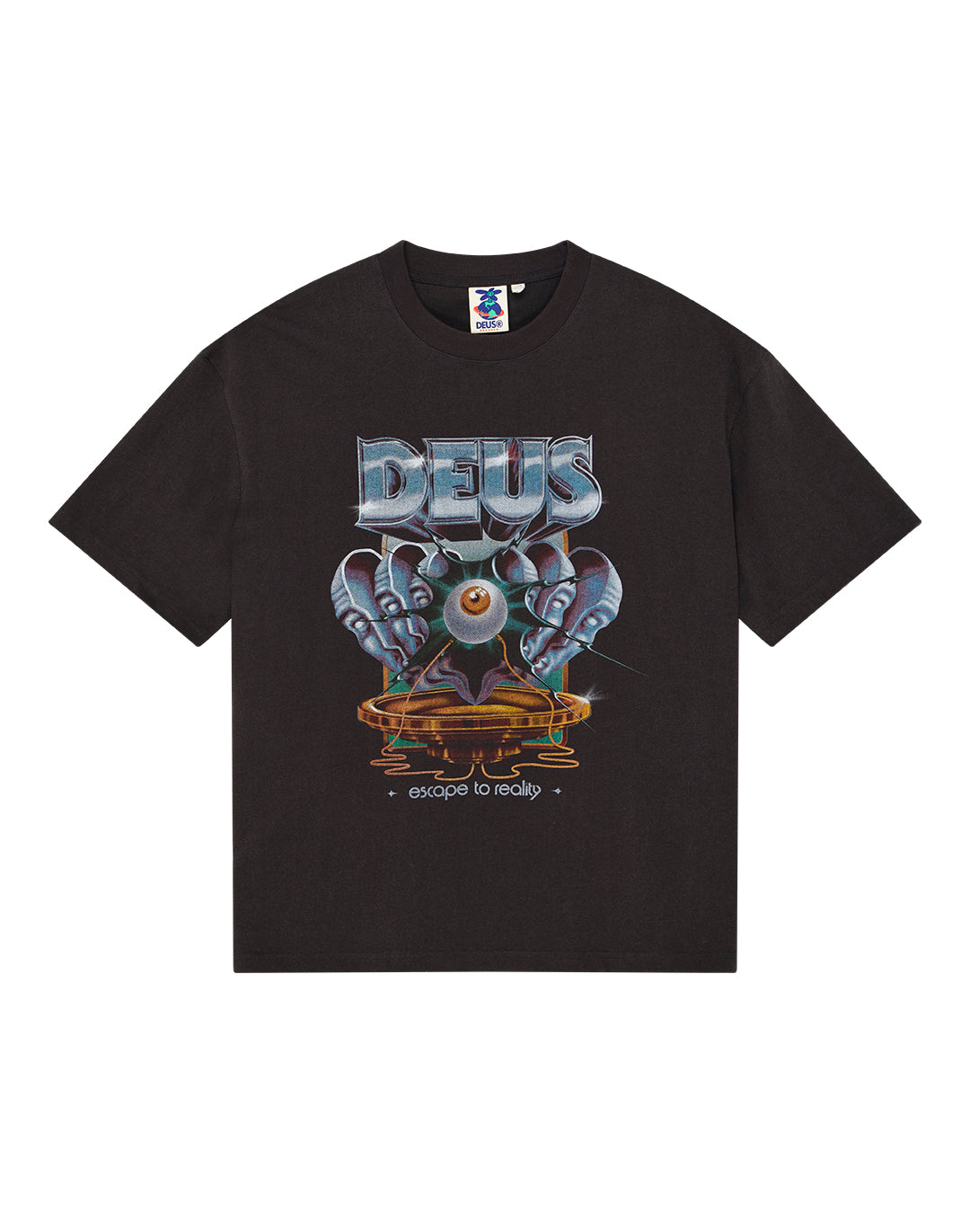 Womens Tees | Deus Ex Machina | Great Escape Tee - Anthracite