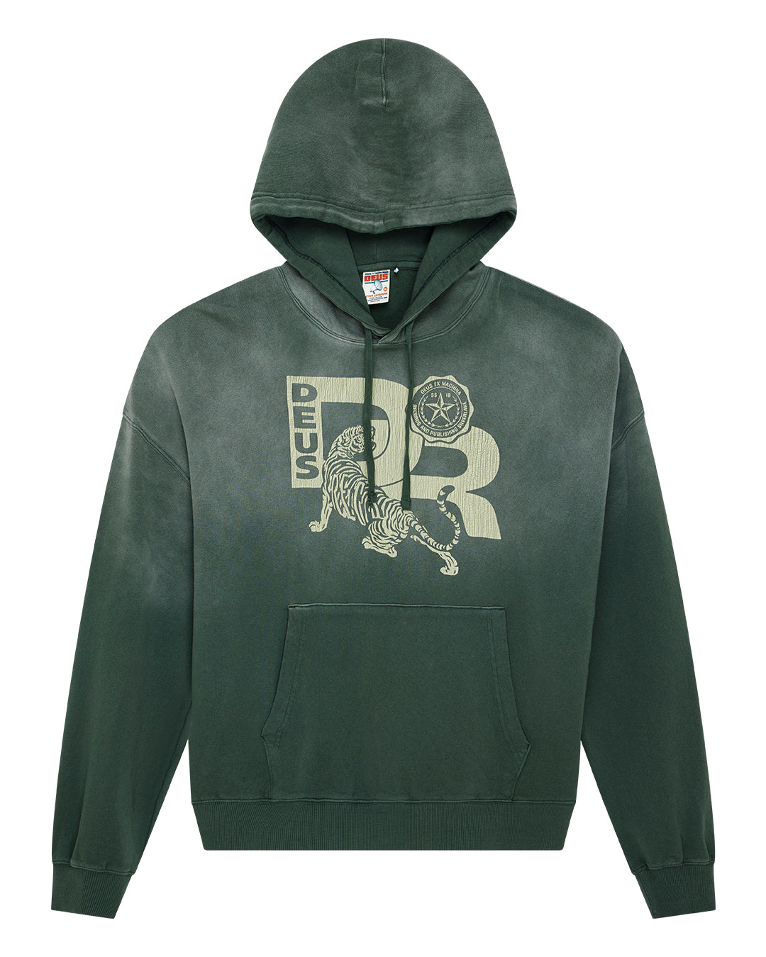 Womens Fleece | Deus Ex Machina | Strong Arm Hoodie - Dark Forest