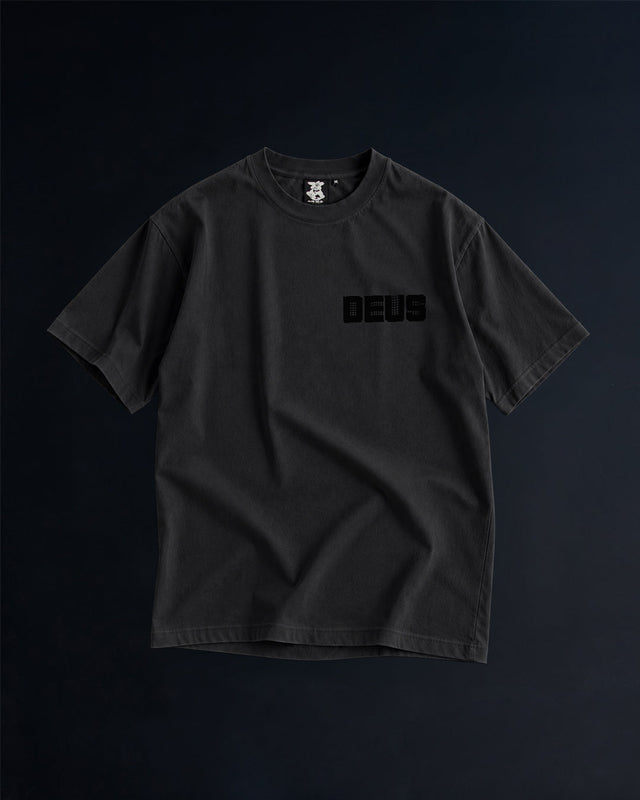 Hole Punch Tee Black Front