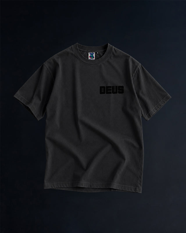 Hole Punch Tee Black Front