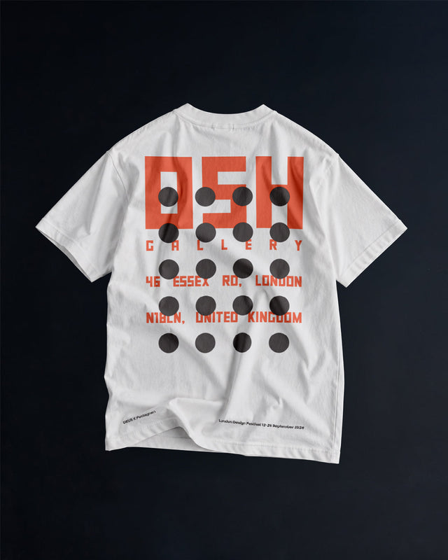 Hole Punch Tee White Back