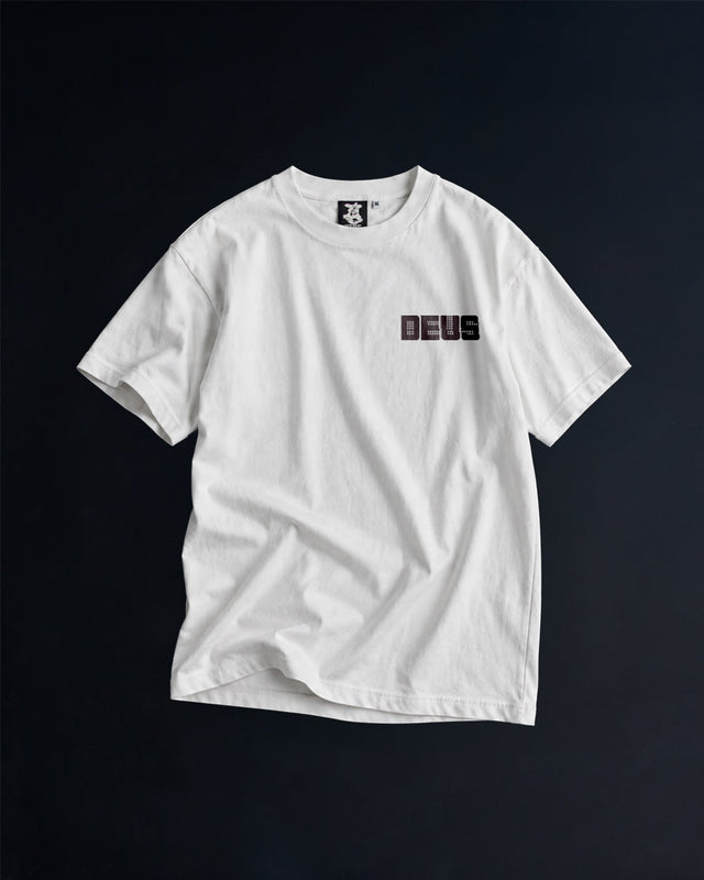 Hole Punch Tee White Front