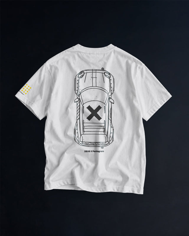 Min Mach Tee White Back